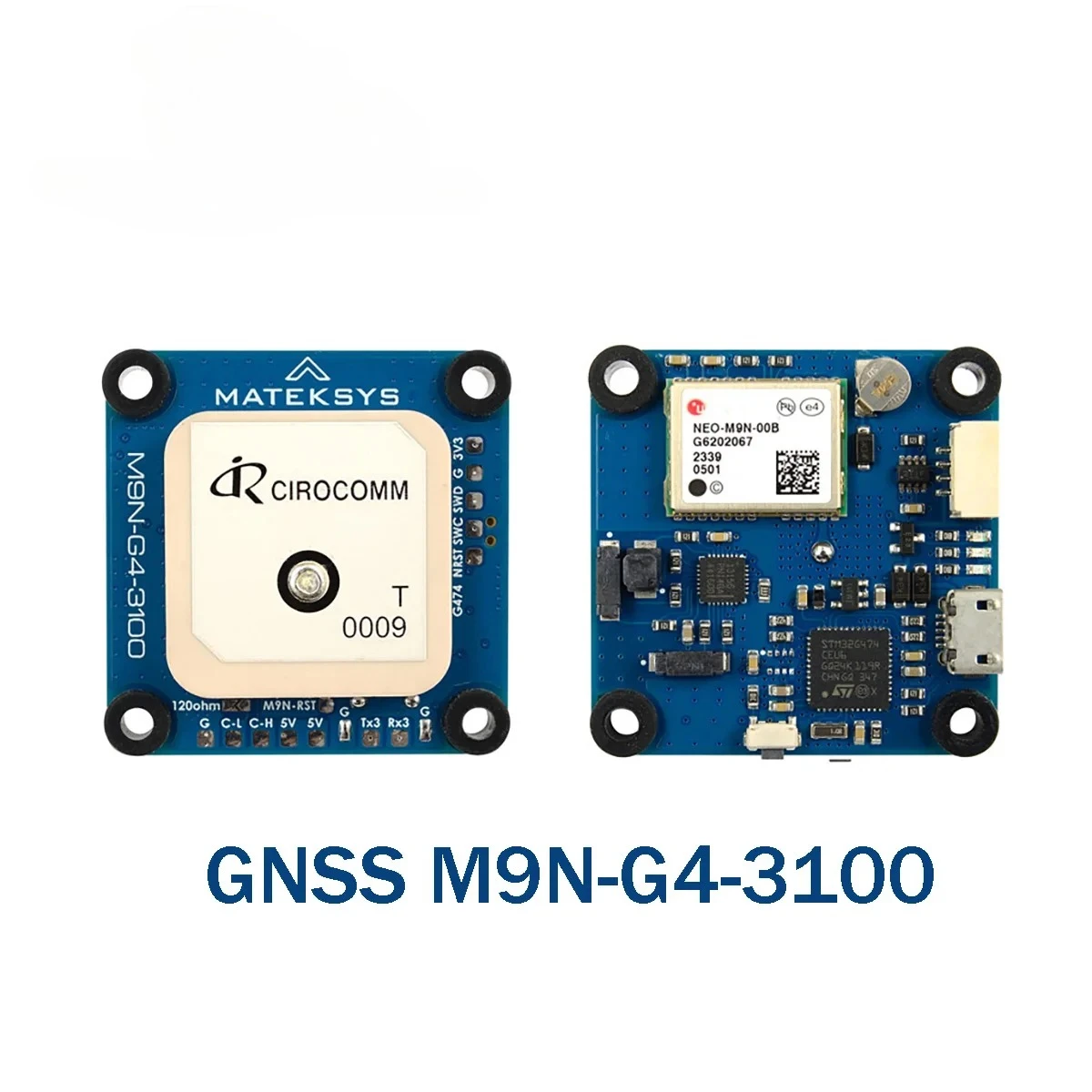 AP_Periph DroneCAN GNSS M9N-G4-3100 GPS Module Precision Module Patch Antenna For RC FPV Long Range Drone