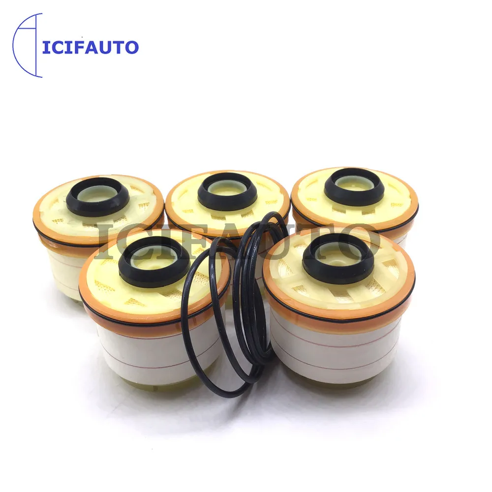 5X Fuel Filter Insert For Mitsubishi Isuzu D-Max Lexus IS Toyota Hilux Pick-up 2.5 CRDi 3.0 8981596930 23390-0L010 23390-0L011