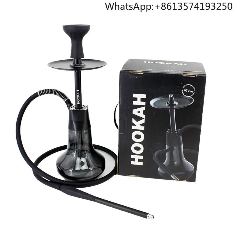 

New Russian Portable Arabic Hookah with Gift Box Large Smoking Hookah Shisha Set
