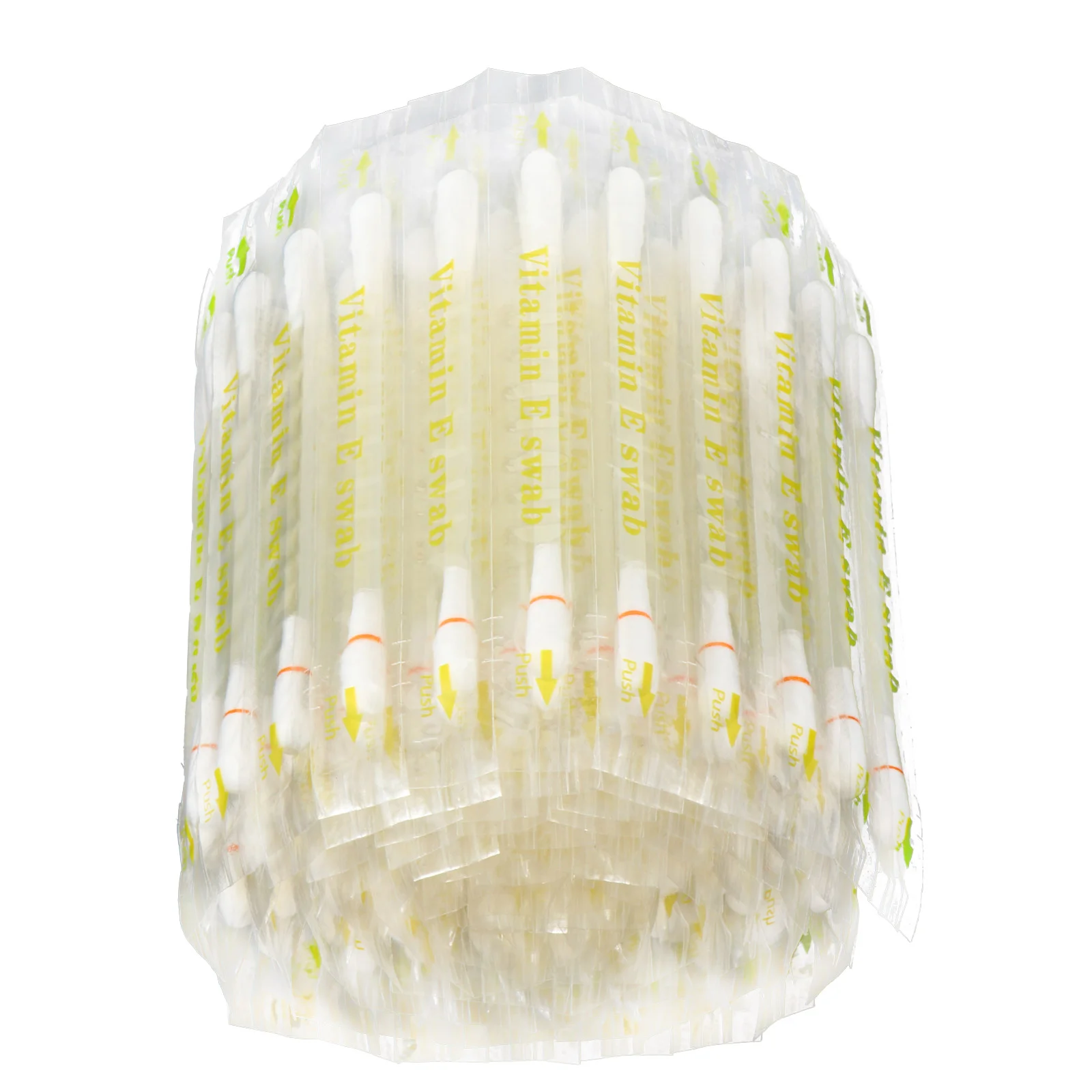 

100 шт. ватных палочек с витамином Е, одноразовые аппликаторы VE для лица и зубов