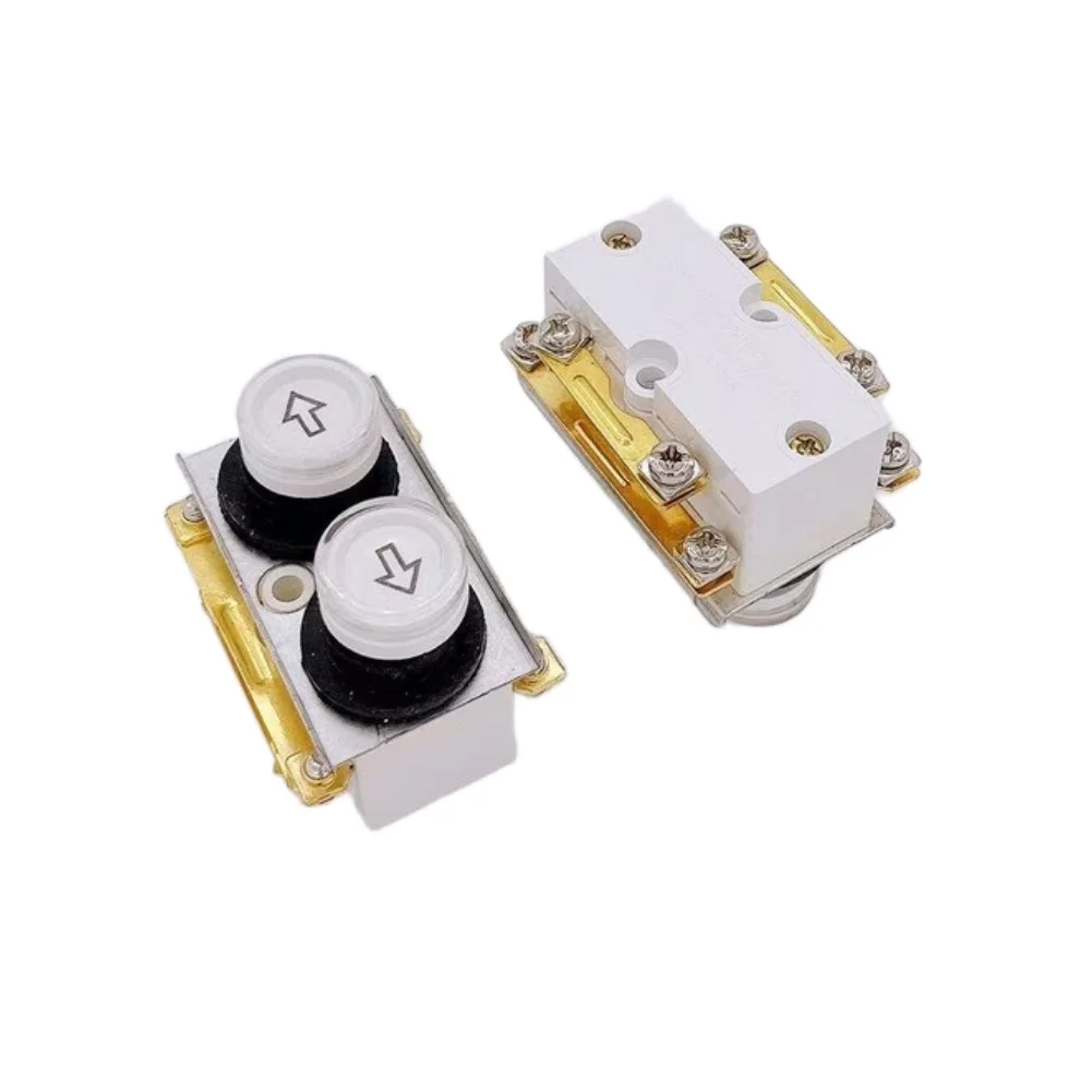 220V 16A Electric Hoist Switch Core Push Button For Industrial Lifting Machine Control Gray Metal Plastic Component Accessories