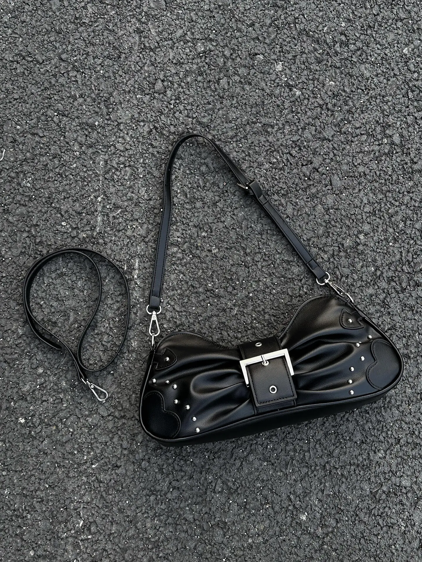 

Faionable Spicy Girl Knot Underarm Motorcycle Bag Women's 2025 New Autumn Winter High-End Single oulder Slant C...