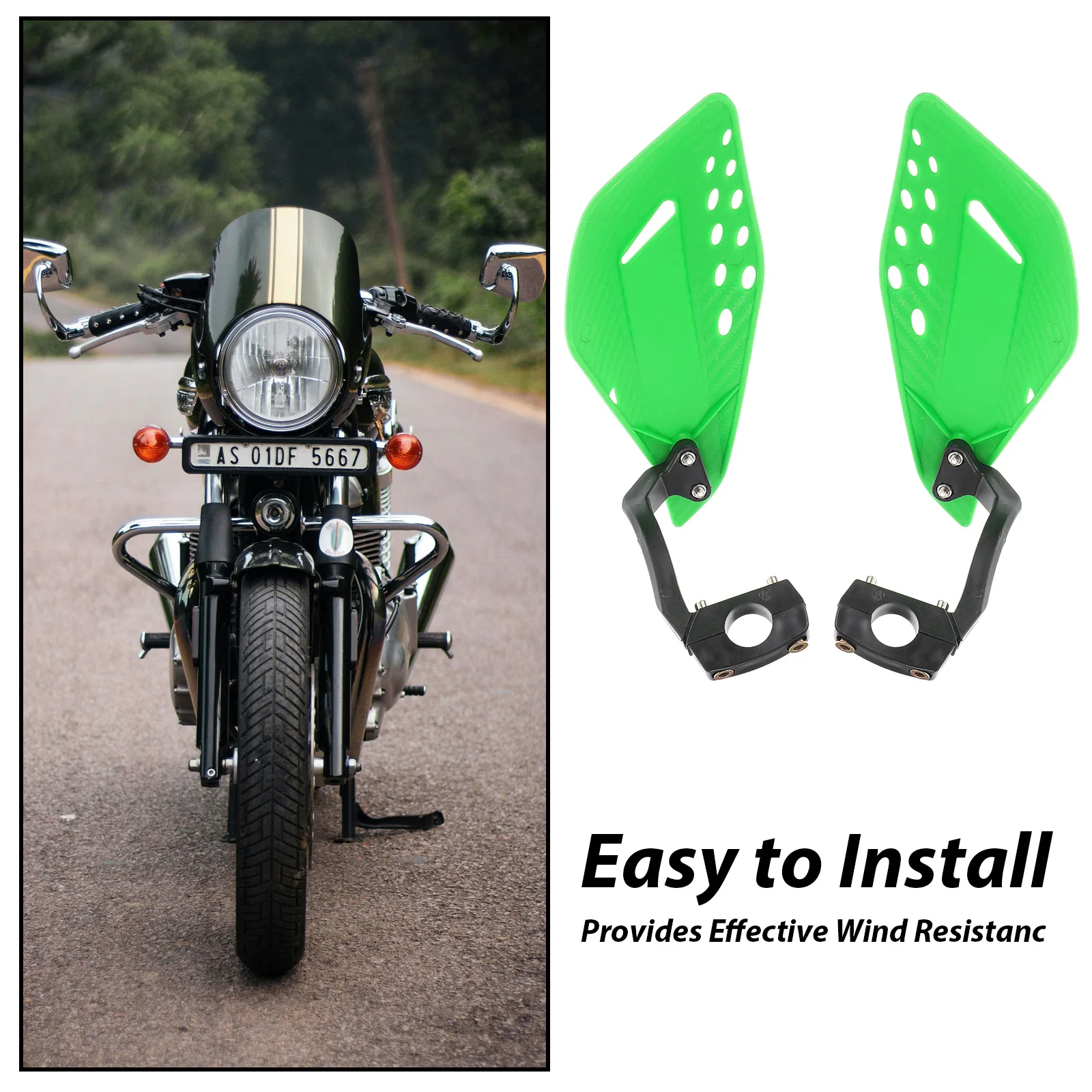 

1 Pair Guards Crash All Weather Handguards For Dirt Bikes Atv Offroad Motorcycles Universal Fit Handlebar Handguards For