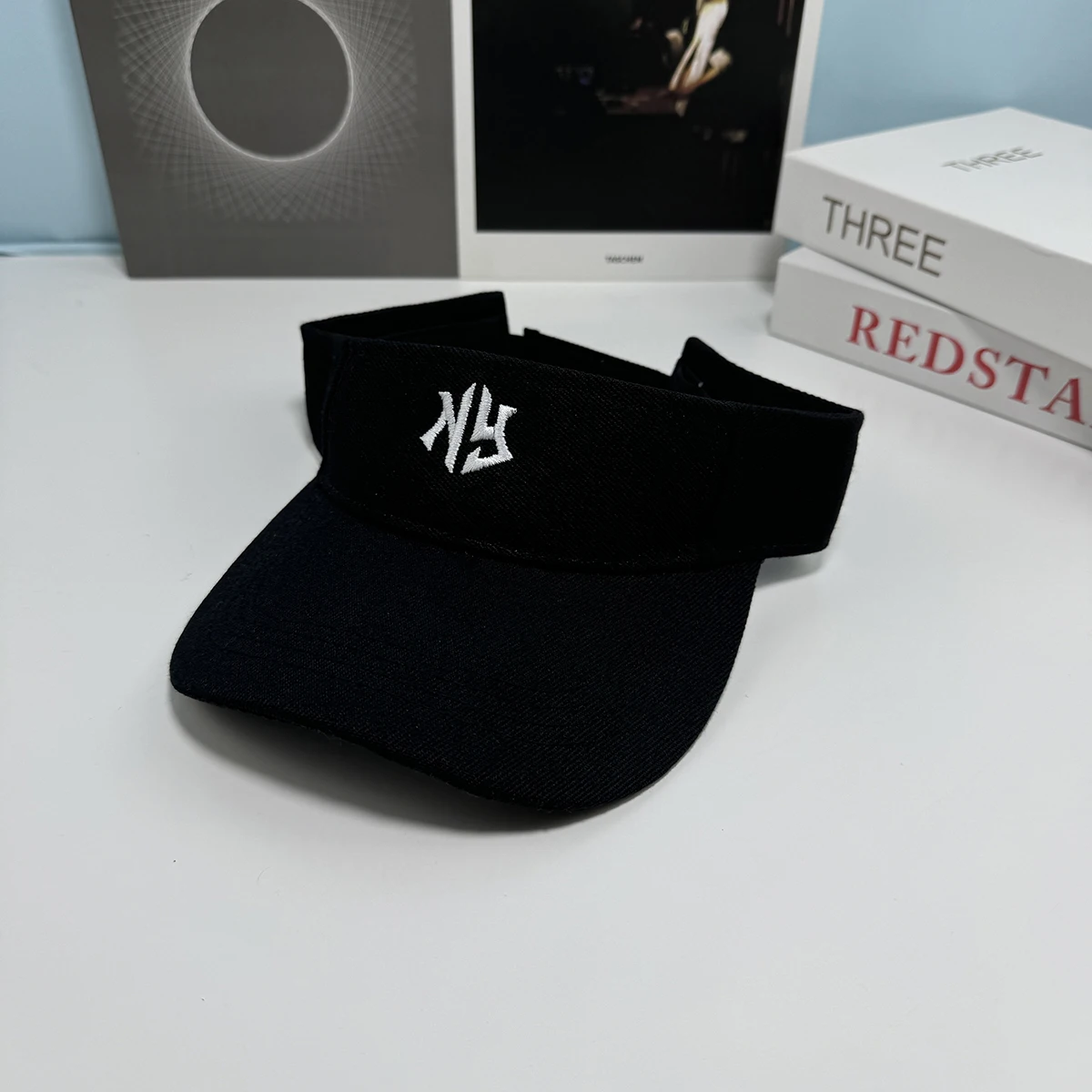 Neuer Sport-Sonnenhut mit New York Schriftzug für Damen und Herren, Verstellbarer Schirmmütze, Tennis, Baseball, Golf Sport S – Detail 9