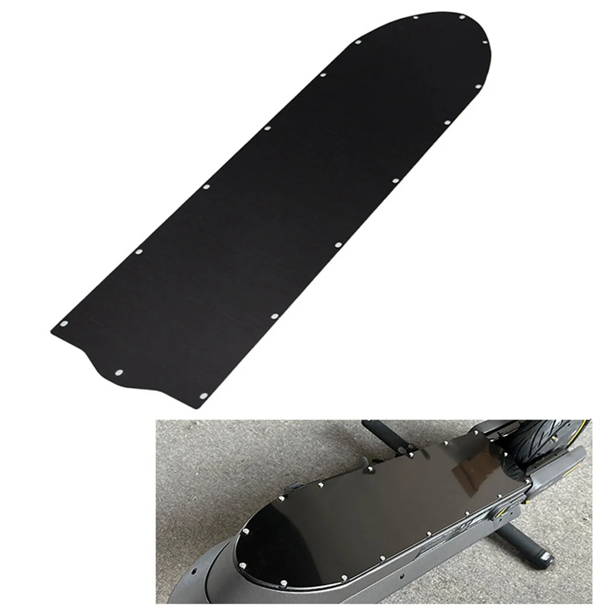 For Ninebot Max G2 Stainless Battery Bottom Cover Electric Scooter Chassis Shield Protection Cover Repair Parts Black