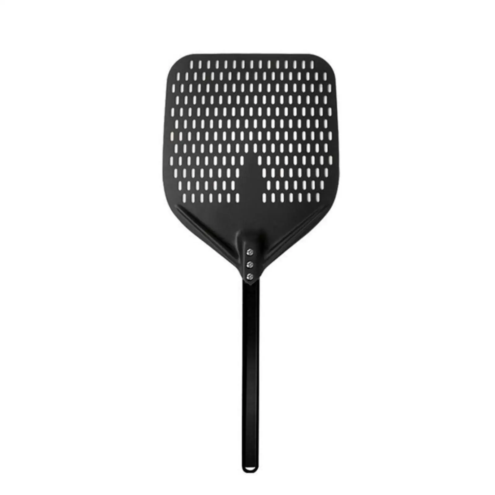 Perforated Pizza Peel Anodized Baking Spatula Aluminum Alloy Long Handle Paddle for Kitchen Baking