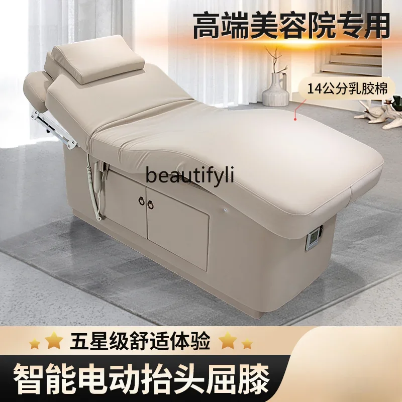 Beauty Salon Special Constant Temperature Heating Massage Couch Micro Plastic Spa Multifunctional Medical Beauty Tattoo Couch