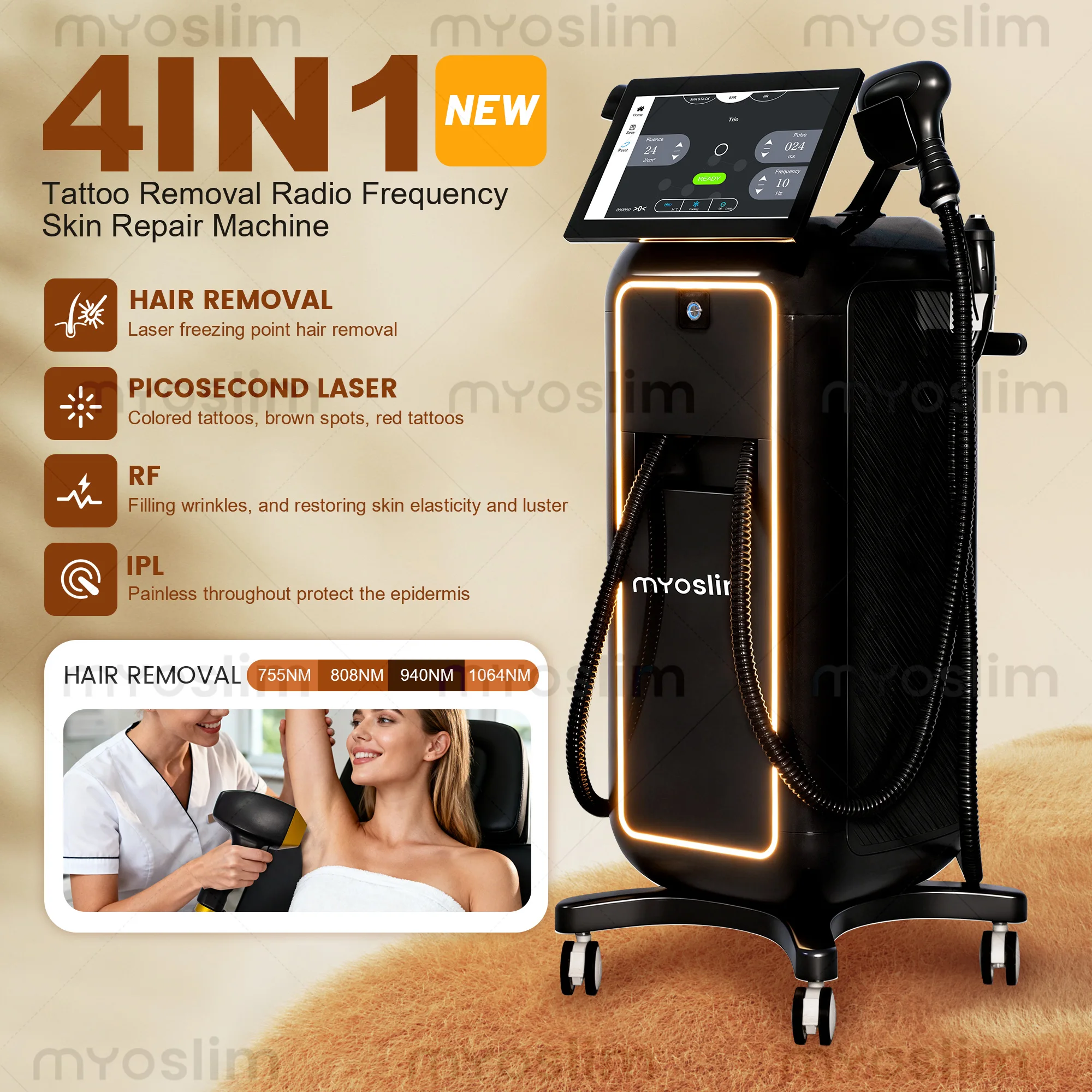 Soprano 10Bars FAC  Profession - đánh giá và giá Industrial Laser Cleaning Machine