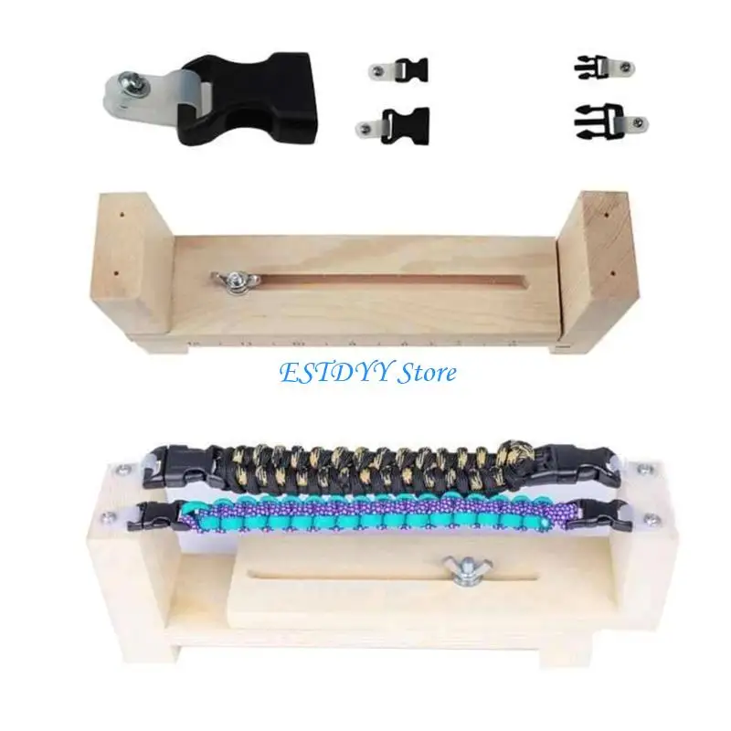 G6DE Paracord Bracelet Jig Bracelet Maker Kits Wristband Maker Weaving DIY Craft Tool