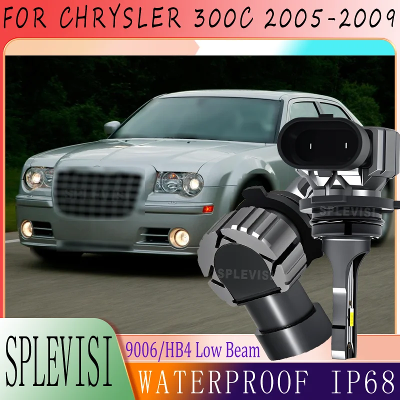 

Simple Setup Long Lifespan High Brightness Waterproof 9006 HB4 Low Beam LED Headlight For Chrysler 300C 2005 2006 2007 2008 2009