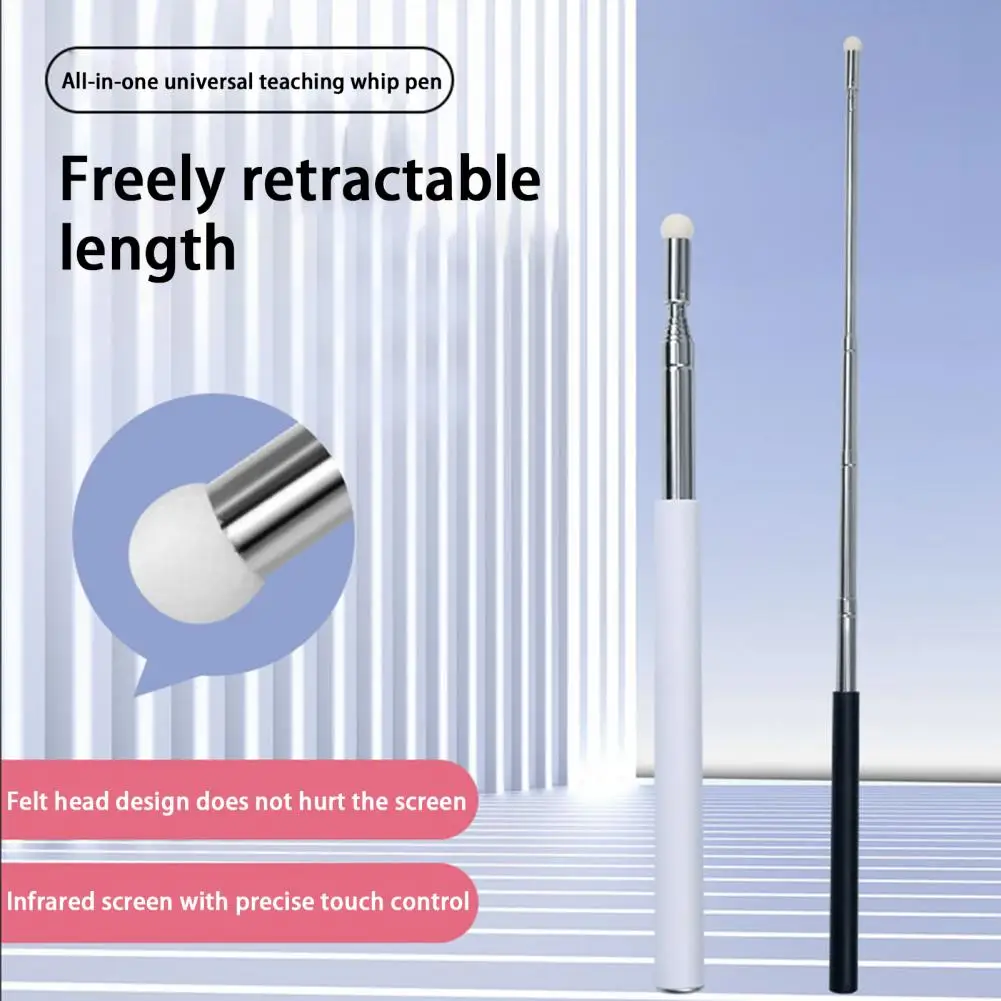 Functional Stylus Pen Non-scratching Telescopic Portable Touch Screen Pen Writing