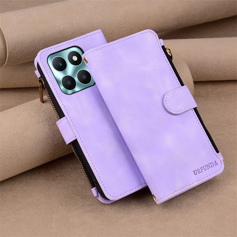 

Для Honor X6A Plus Чехол Honor X5B Plus Чехол-бумажник Флип Кожаный чехол Для Honor X6A Plus Чехол Honor X5B Coque Fundas