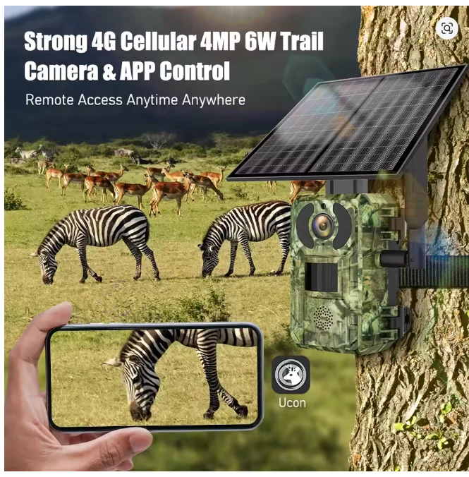 Home Security Game - 4G Sim Solar Trail Game 940nm