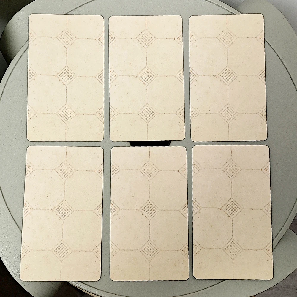 Baralho de cartas de tarô do zodíaco astrológico, cartas de tarô "le tarô astológico", 48 peças de cartas oracle 10.3*6cm