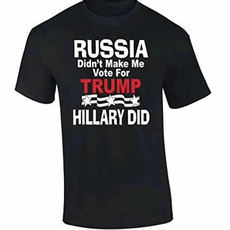 روسيا السياسية لم تجعلني الكبار تي شيرت أسود