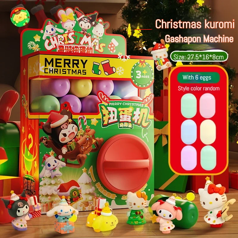 Nieuwe Sanrio 6/12/16 kinderen DIY ei draaien machine blinde doos speelgoed verrassing mini klauw pop game machine speelgoed kinderen gift