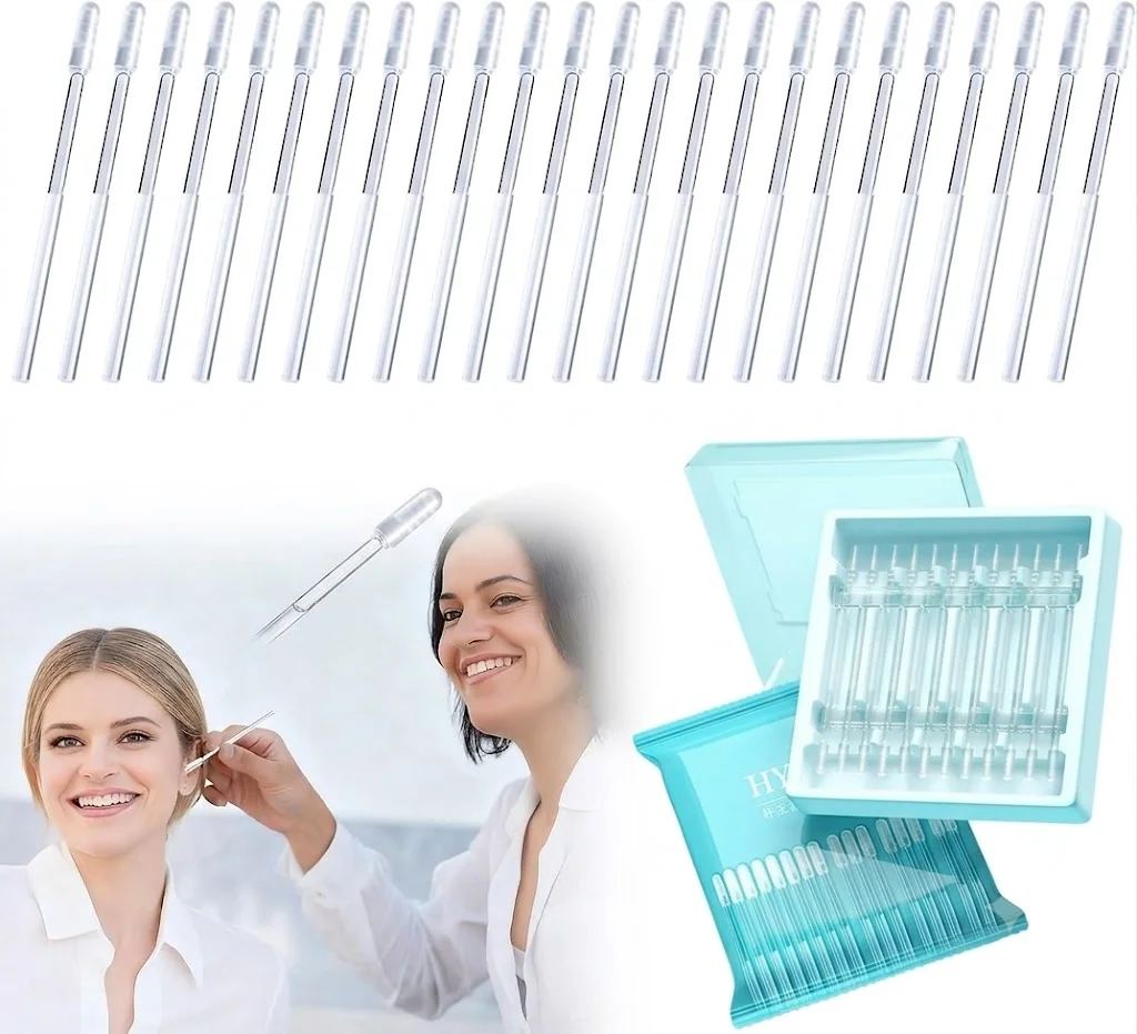 Ear Wax Removal Tool Sticky Ear Cleaner Kit Disposable Ear Cleaning Swabs Safe Gentle Ear CareTool for Home Personal Hygiene Use