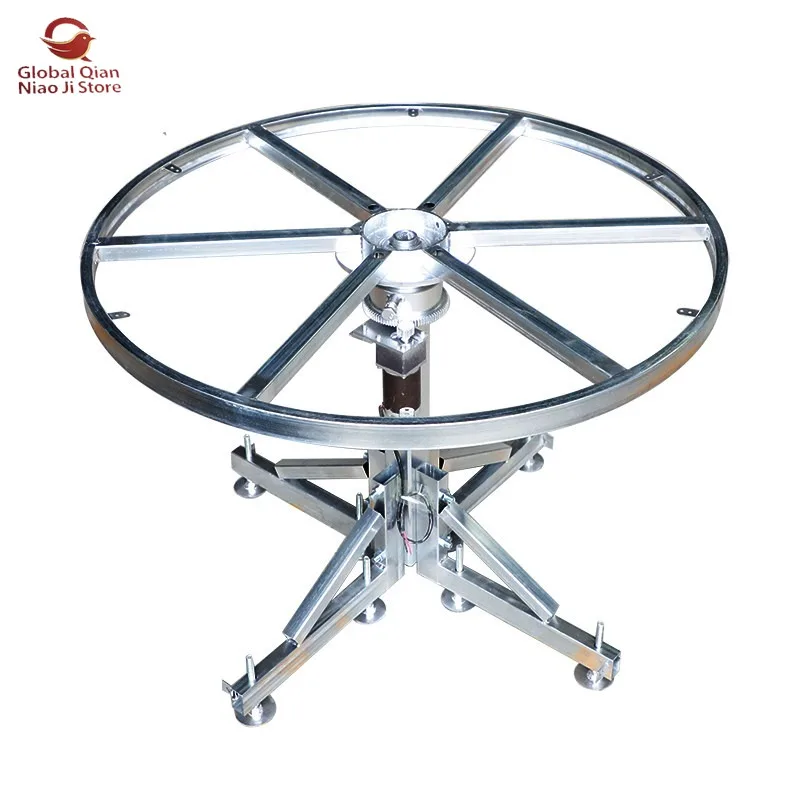 Electric Remote-Controlled Floor-Standing Turntable Adjustable Speed Forward & Reverse Rotation for Photography And Display