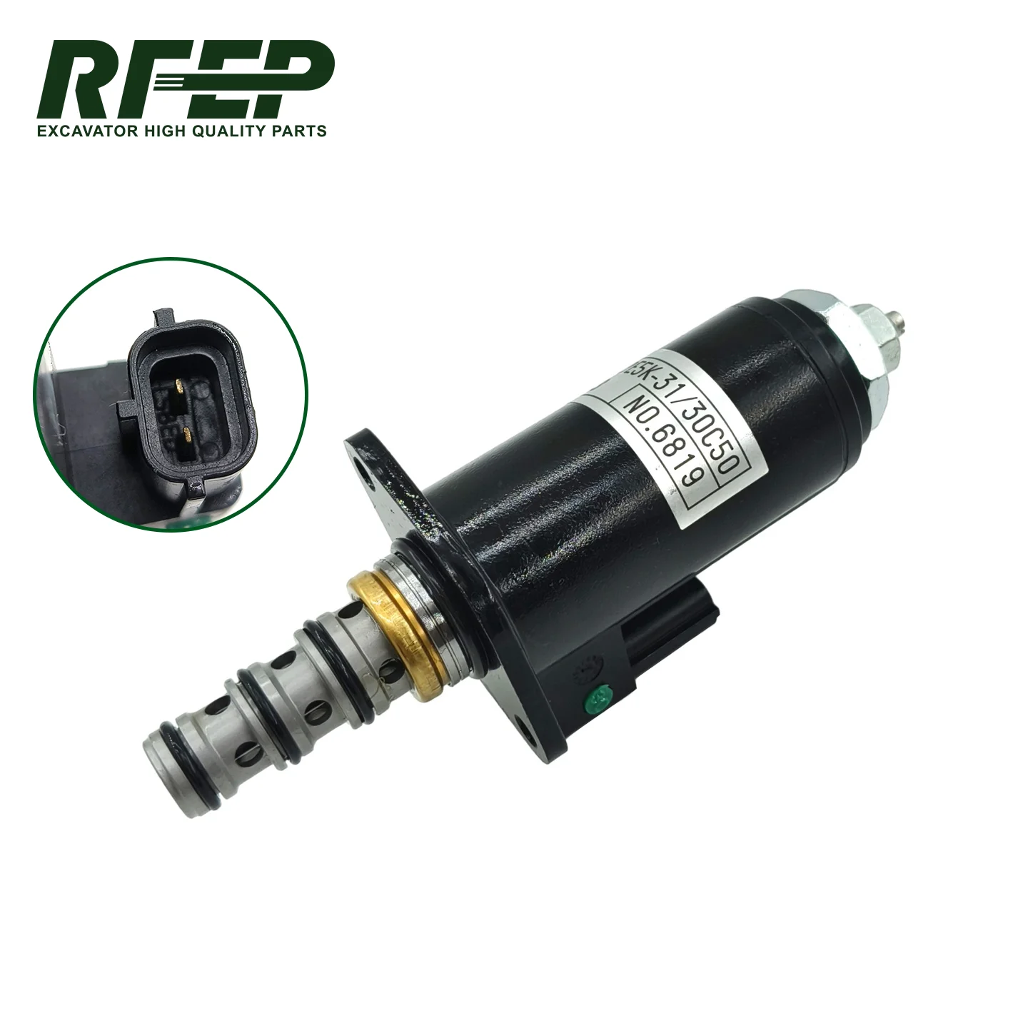 Hydraulic Pump Proportional Solenoid Valve YN35V00054F1 KDRDE5K-31 for Kobelco SK200-8 SK210-8 SK250-8 SK350-8 Excavator
