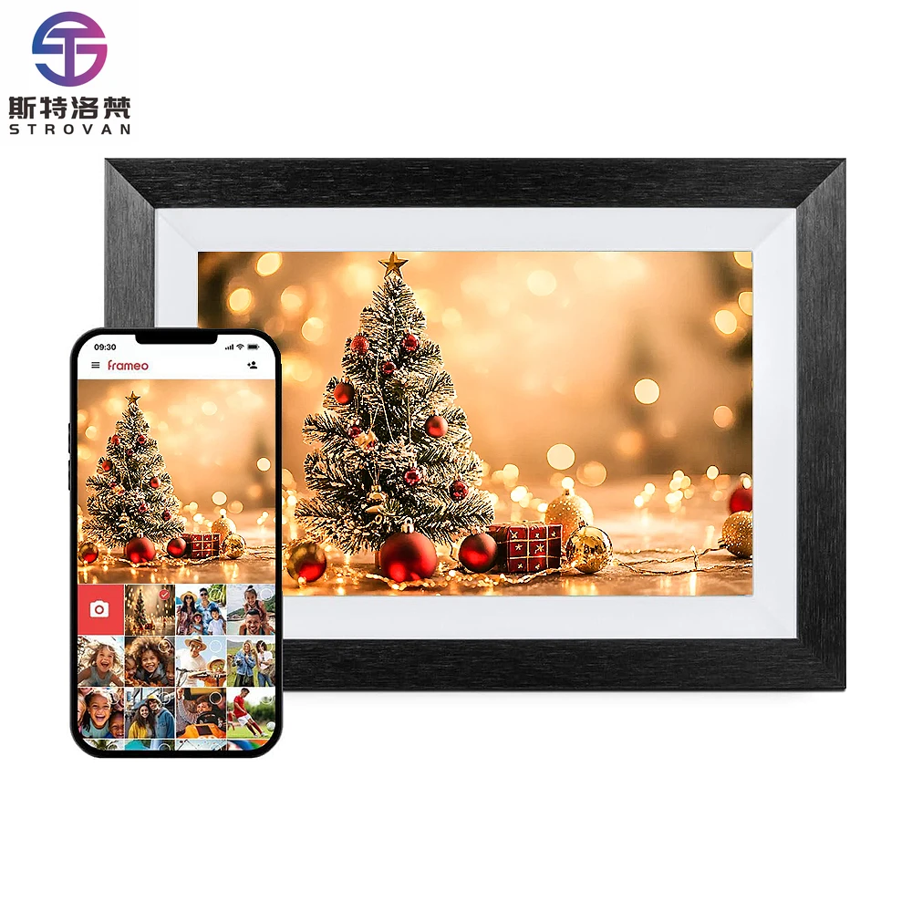Interactive 10.1 Inches Touchscreen Smart Frame Full-Featured Multi-Function Digital  Frame WIFI IPS TF-Card Supported
