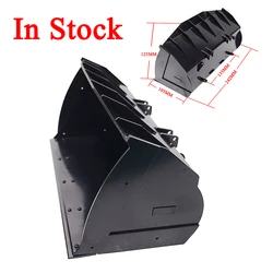 WA480 Toothless Loader Bucket for 1/14 RC Hydraulic Wheel Loader Construction Vehicle Model Metal Parts