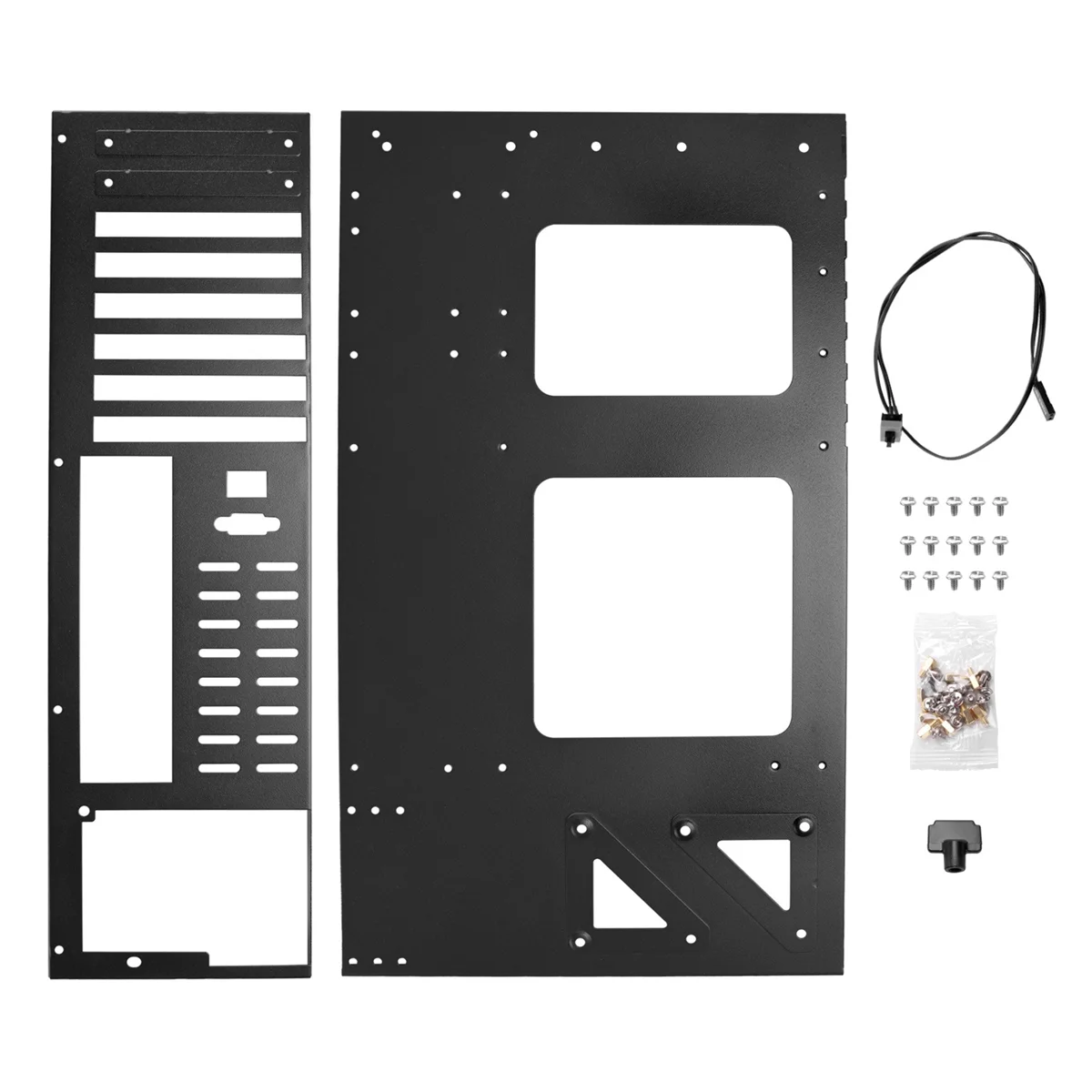 

Mining Frame Mining ETH Motherboard Bracket Thickened Bitcoin Mining Rig Case Support ITX/ Mini ATX for 8 GPU(ATX)