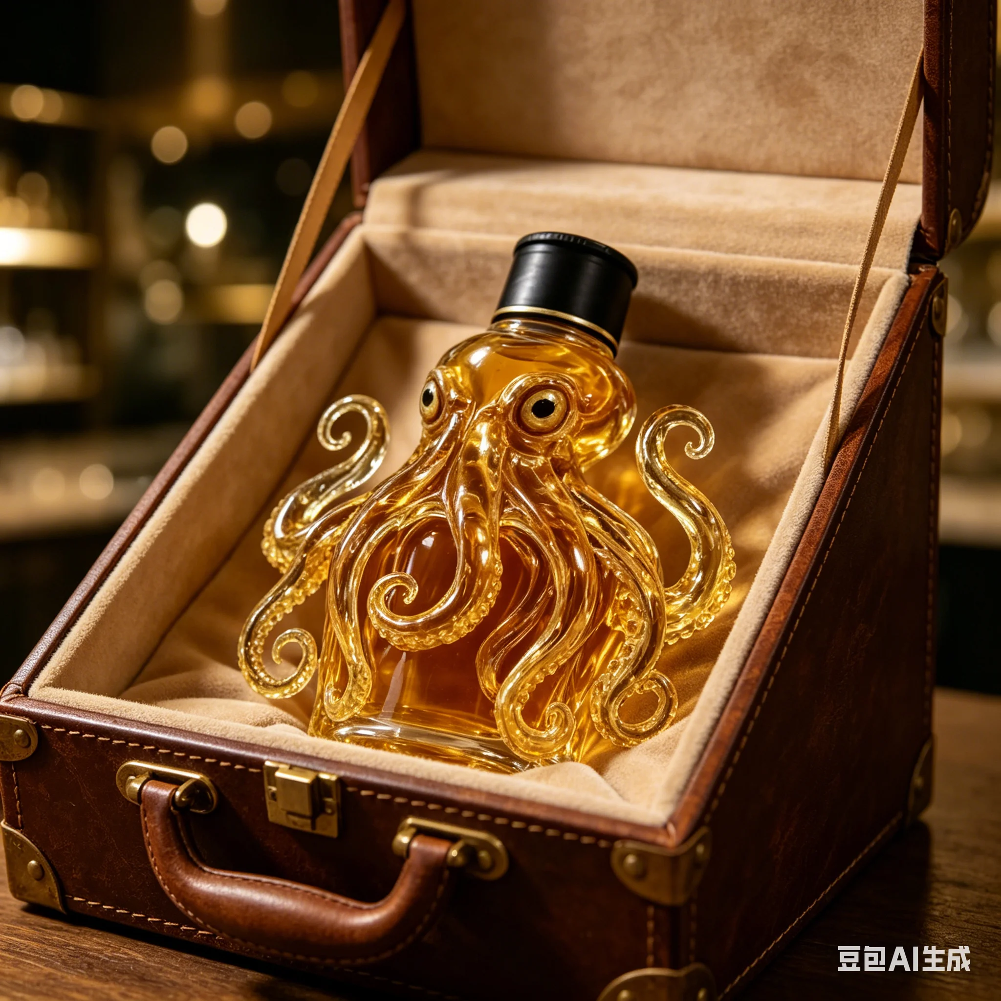 Octopus Shaped Whiskey Decanter Fun Animal Glass Bottle for Home Bar Creative Bar Personality Decor Bar Accessories