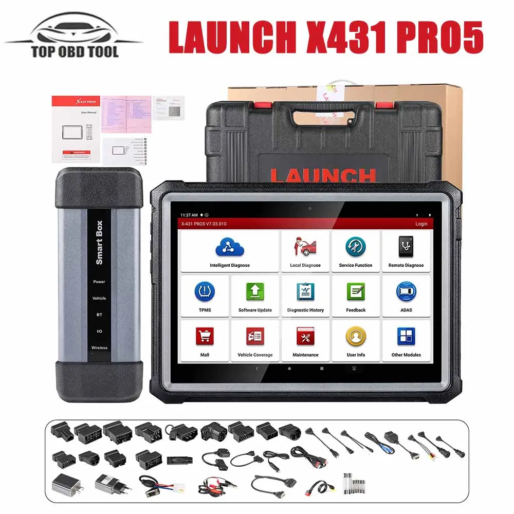 

LAUNCH X431 PRO5 PRO 5 Car Diagnostic Tools Automotive Tool Full System OBD2 Scanner Intelligent Diagnosis Tool pk x431 v+/pro3s