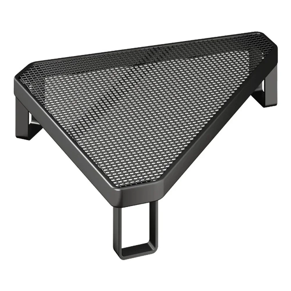 Corner Space Rack For Pots Iron Art Shelf Triangular Pot Rack Iron Art Construction Easy Installation No Assembly