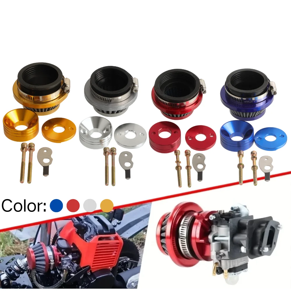 15mm 40-5 Grass Trimmer Carburetor Assembly Air Filter Bracket Kit For 2 Stroke 43cc 47cc 49cc Brush Cutter Accessories