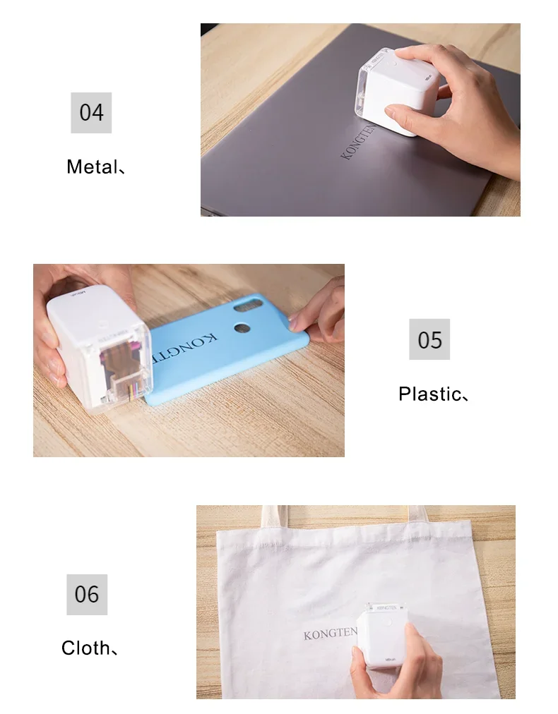 Mbrush Bluetooth portable mobile Color Smallest printer Handheld Mobile Printer Paperless tattoo photo