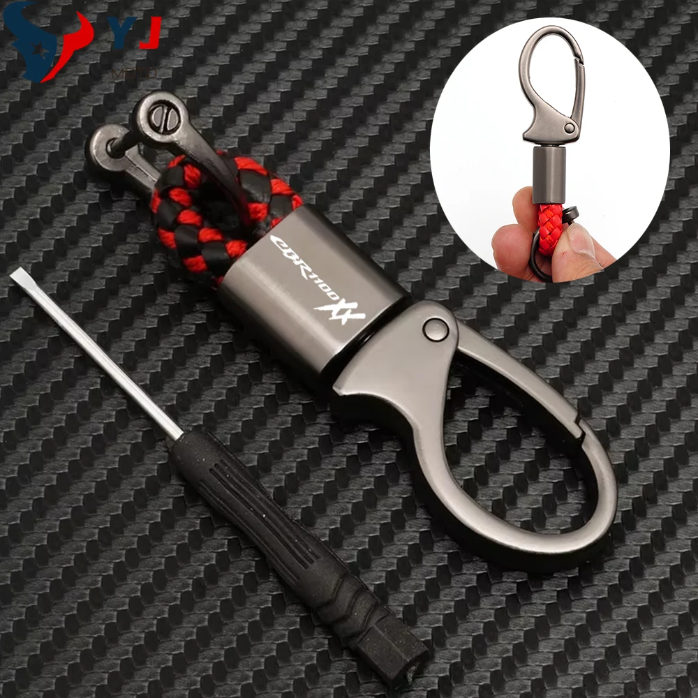 

New For Honda CBR1100XX CBR 1100XX 1100 CBR1100 XX 1997-2024 2025 Motorcycle Accessories Metal Keychain Key Ring Chain Keyring