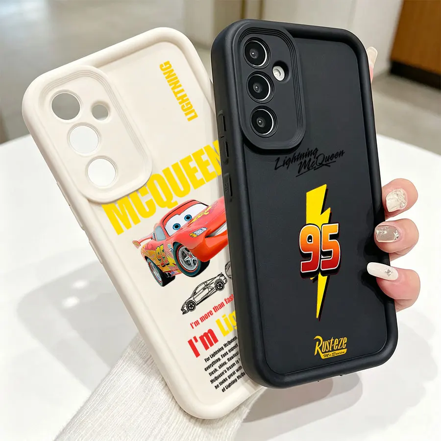 Cars Lightning McQueen 95 Phone Case For Samsung Galaxy S26 S25 S24 S23 S22 Ultra FE Plus A06 A07 A16 A17 A26 A36 A55 A56 A57
