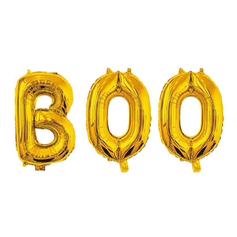 3 Stück 16 Zoll Boo Folienballons Halloween Party Dekoration Boo Halloween Party Supplies Festival Dekor