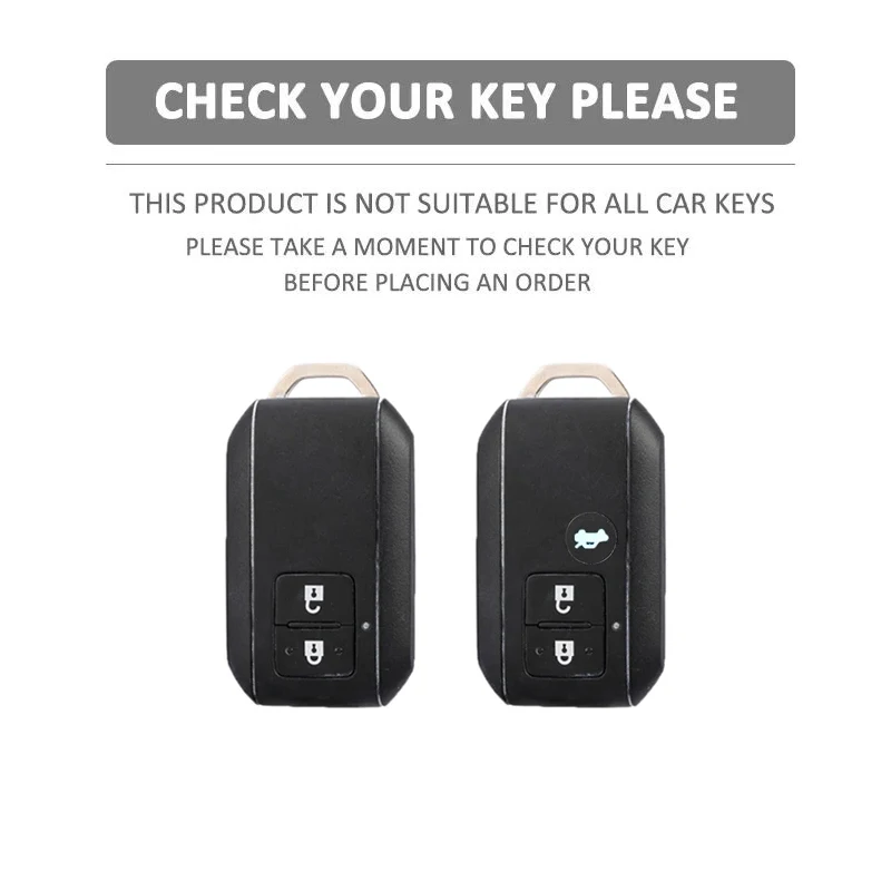 Grey TPU Car Remote Key Case Cover Shell For Suzuki Ertiga Swift Wagon R 2 Button Protected Holder Keyless Fob Accessories