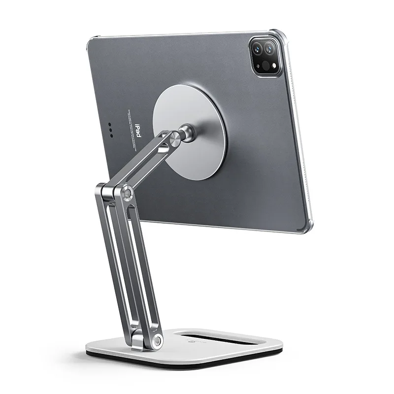 Top! Desktop Magnetic Tablet Stand Adjustable Support All Tablets Aluminum iPad Magnetic Holder for Apple Huawei Xiaomi Pad