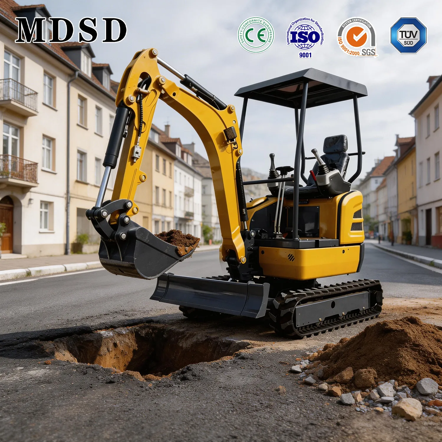 

Мини-экскаватор CE/Euro 5, гидравлический, 1,5 тонны, для садовых работ, на заказ, с навесным оборудованием, бесплатная доставка