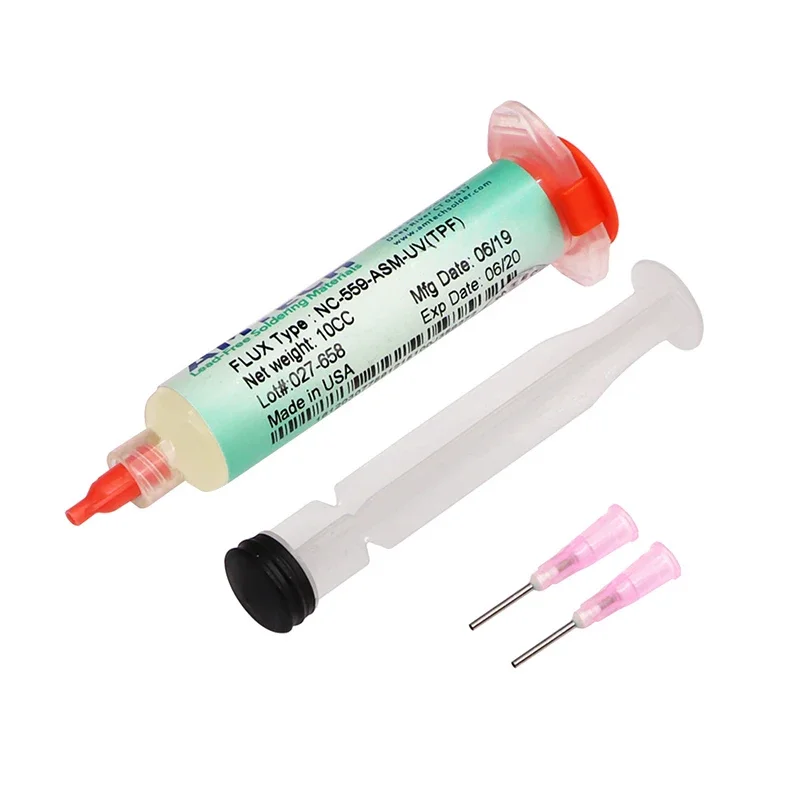 10CC Nadelrohr Schweißen Öl bleifrei und halogenfrei Lötflussmittel AMTECH NC-559-ASM BGA SMD PCB Telefonreparatur Reinigungsfrei