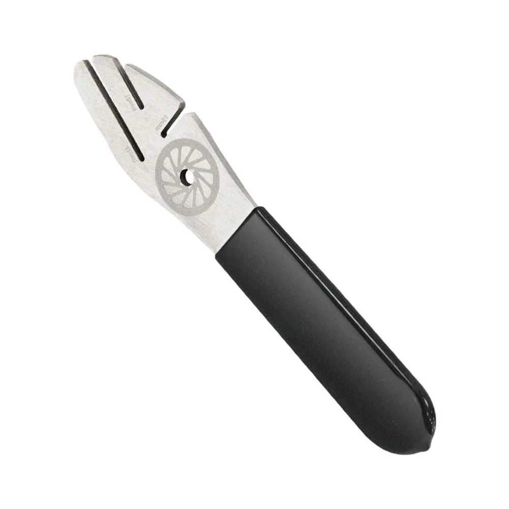 Bike Disc Brake Truing Tool Made of Stainless Steel with 3 Dedicated Slots 15mm 18mm 42mm for Consistent Results