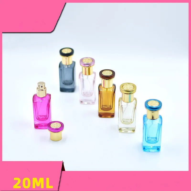 

10pcs High-end 20ml Empty Glass Perfume Bottles Screw Cap Travel Portable Container Fragrance Dispenser Bottle Spray Bottle