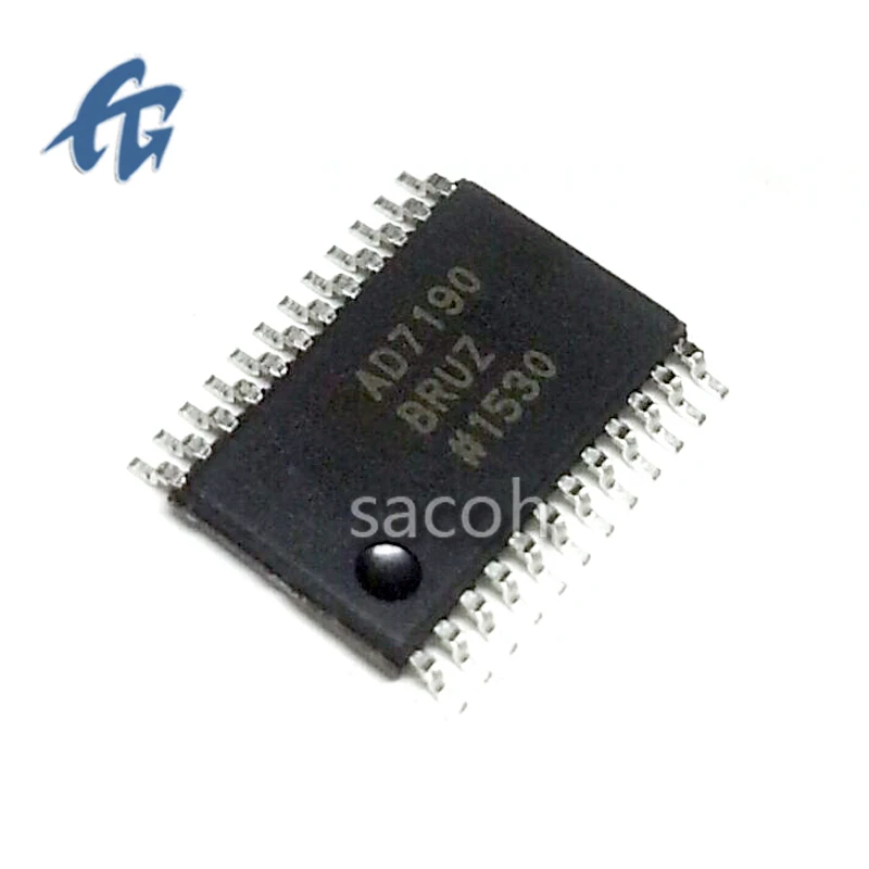 

New Original 1Pcs AD7190 AD7190BRUZ-REEL TSSOP-24 Analog-to-Digital Converter Chip IC Integrated Circuit Good Quality