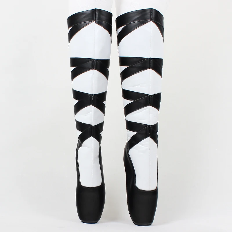 18CM High Heel Ballet Knee High Boots Cosplay Style Size36-46