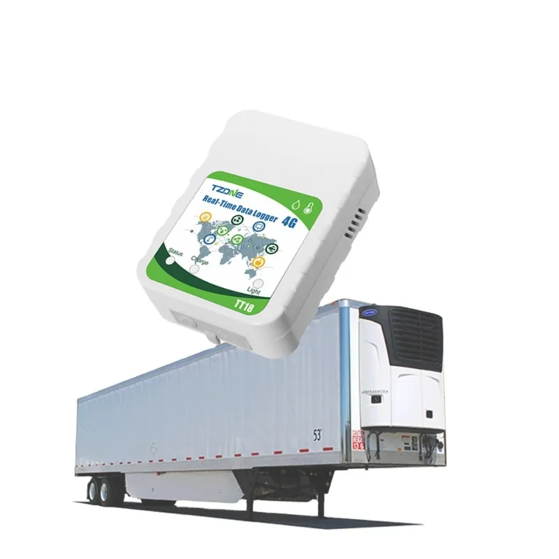 Remote SMS Frozen Truck Monitor GPRS Temperature Data Logger