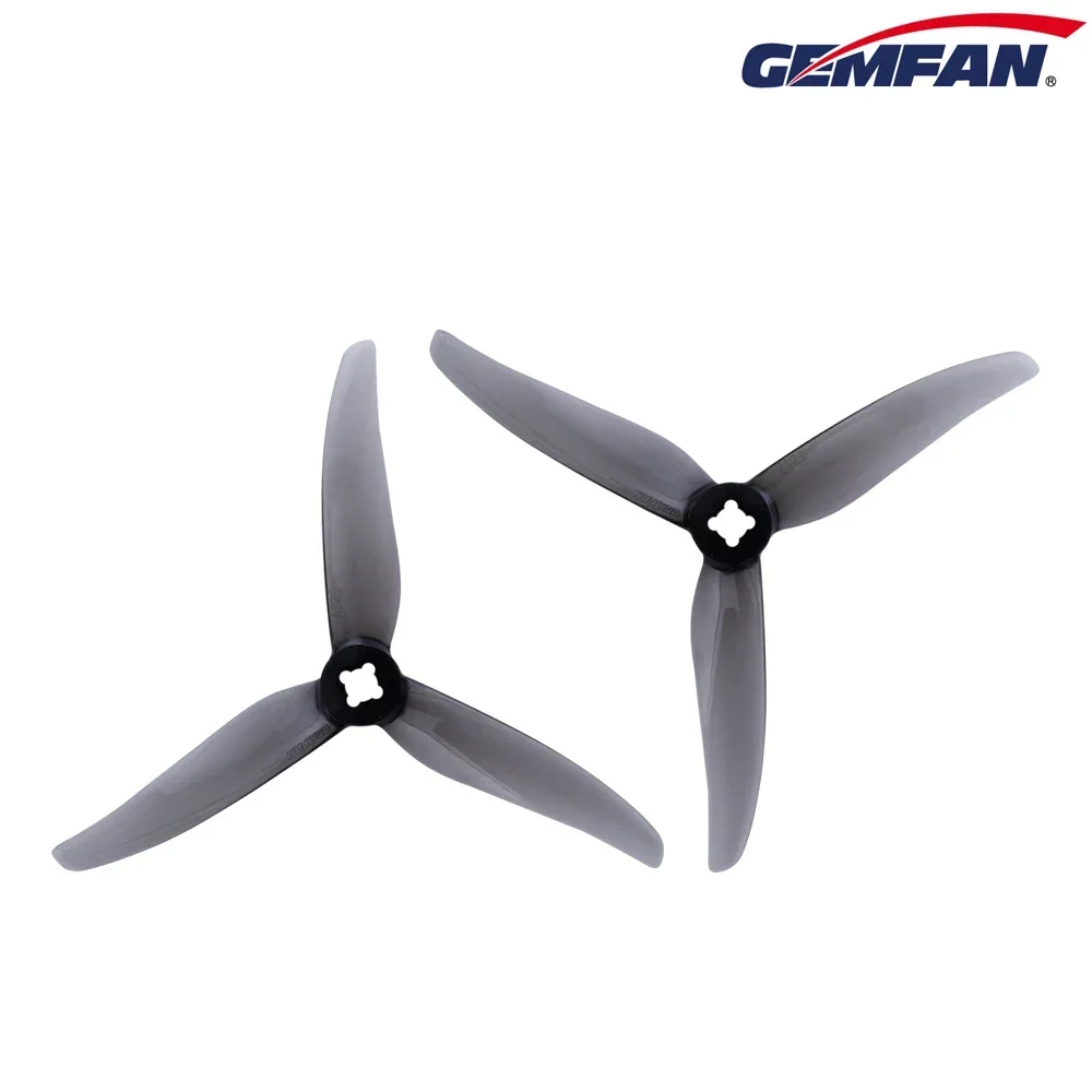 10Pairs(10CW+10CCW) Gemfan Hurricane 4023 4X2.3X3 3-Blade Propeller (Random Color) for RC FPV 4inch Toothpick Drone LR4