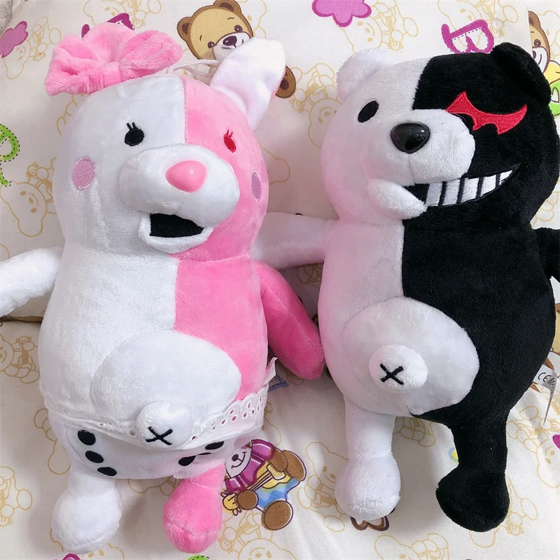 

Кукла для косплея аниме Monokuma Monomi, плюшевые куклы для взрослых и детей, кулон на Хэллоуин, рождественский подарок