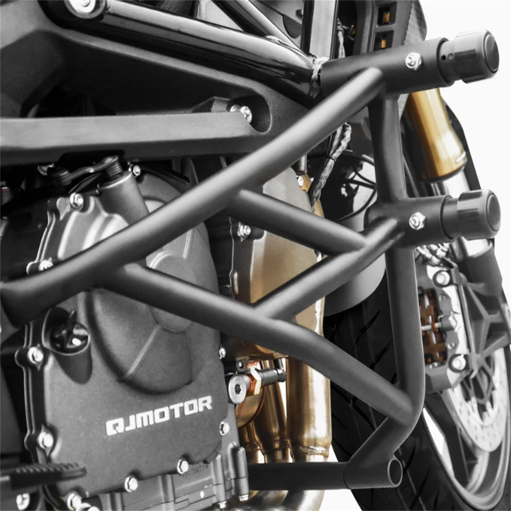 

For QJMOTOR SRK600 SRK 600 Bumper modification thickened carbon steel bumper competitive anti fall bar body protection bar