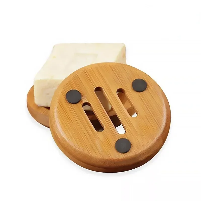 1pc/2pcs Bamboo Dish Scrub Brush Soap Dish Kitchen Wooden Dish Scrubber Cleaning Brush for Washing Dish Cast Iron Pan Pot