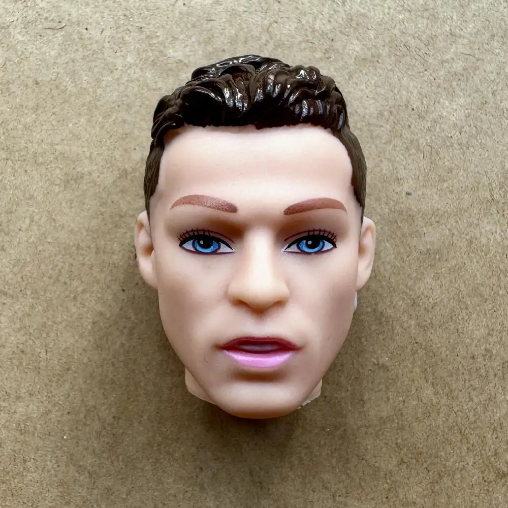 1/6 Maßstab Europäischer Jungenkopf Fußballspieler Männlicher Puppenkopf für DIY-Körper Kinderspielzeug Geburtstagsgeschenke – Detail 2