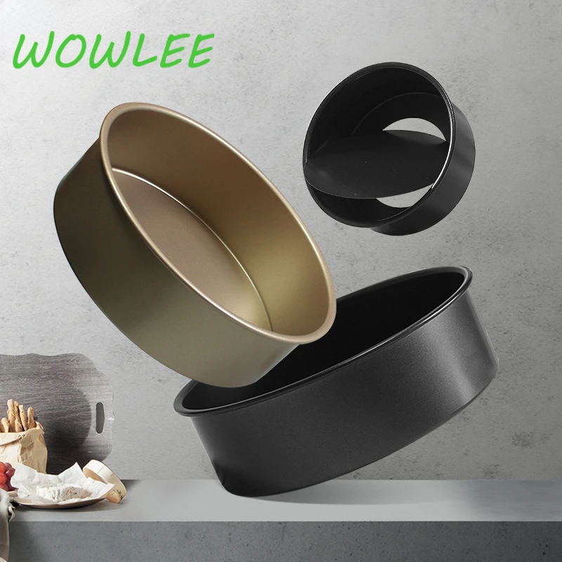 

Tiered Round Cake Mold Set Aluminum Alloy Pan Non Stick Baking Pans 6/8 inch s Mould Removable Bottom