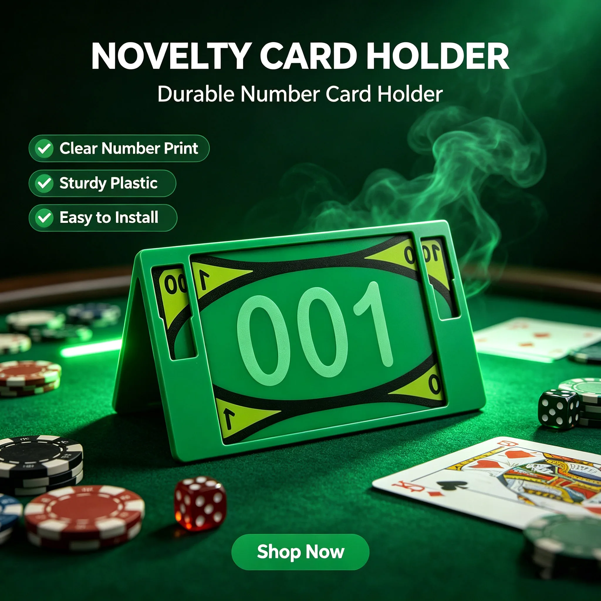Novelty Green Dollar Card Holder, 3D‑printed Tap‑to‑pay NFC Credit Card Protective Shell, Creative Practical Gift Accessory